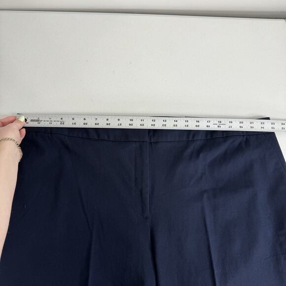 Talbots Womens Dress Pants 24W Blue Hampshire Straight Leg Ankle Trouser Career - Picture 5 of 15